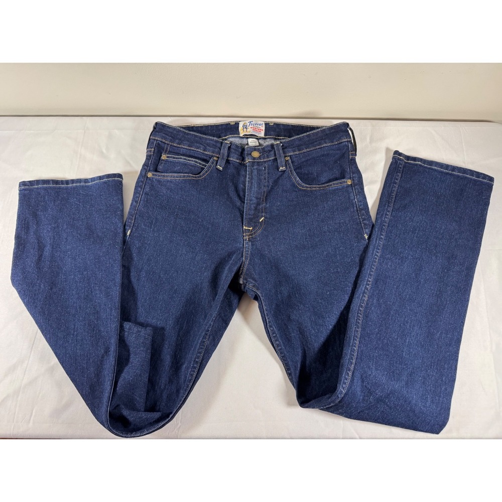 Tecovas Authentic Western Denim Slim Straight Dark Wash Jeans 32x32